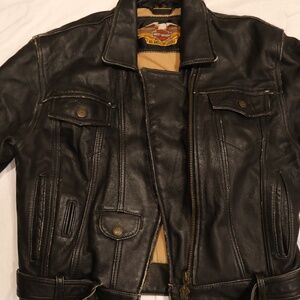 Vintage Harley Davidson Leather Moto “Drifter” Jacket Metal Masterpieces